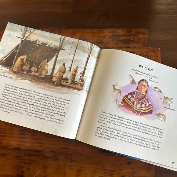 Vintage 1995 The Iroquois A First Americans Book Hardcover Book - Picture 7 of 12